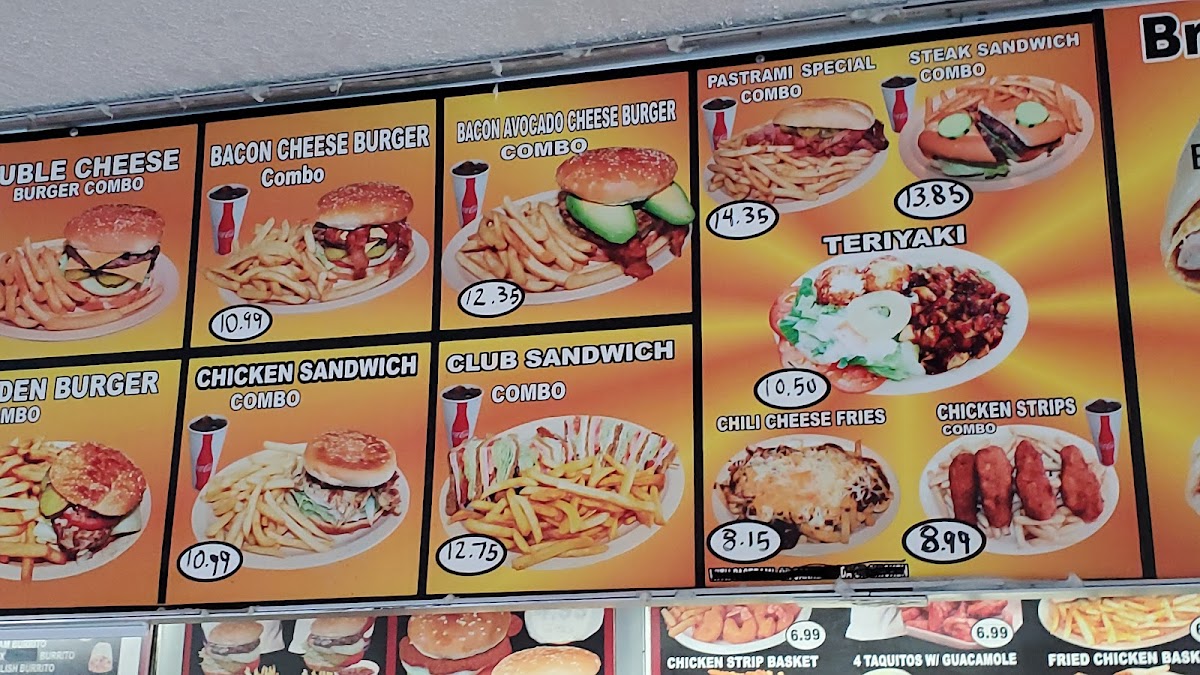 Menu Jim's Burgers #12-1