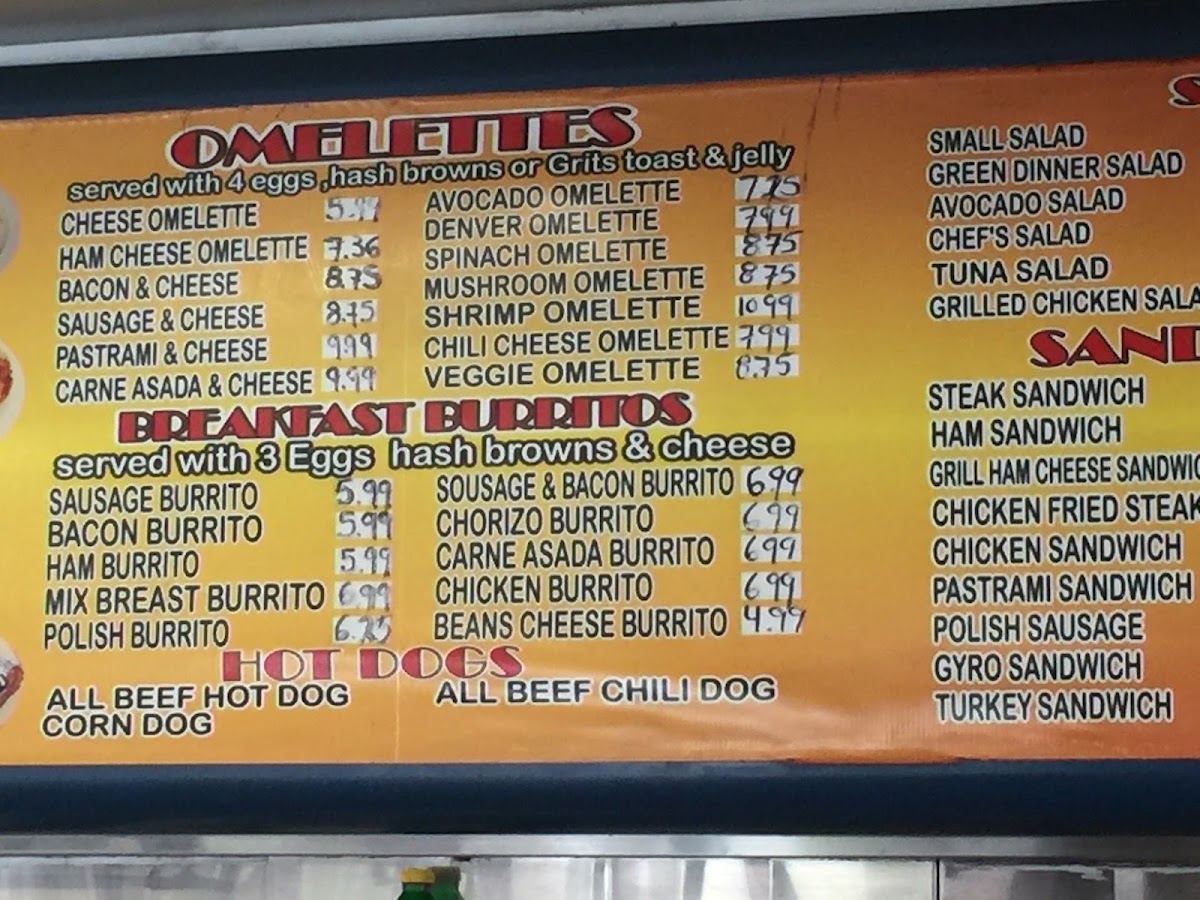 Menu Jim's Burgers #12-4