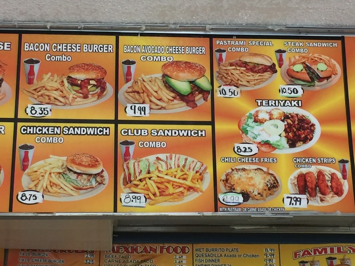 Menu Jim's Burgers #12-7