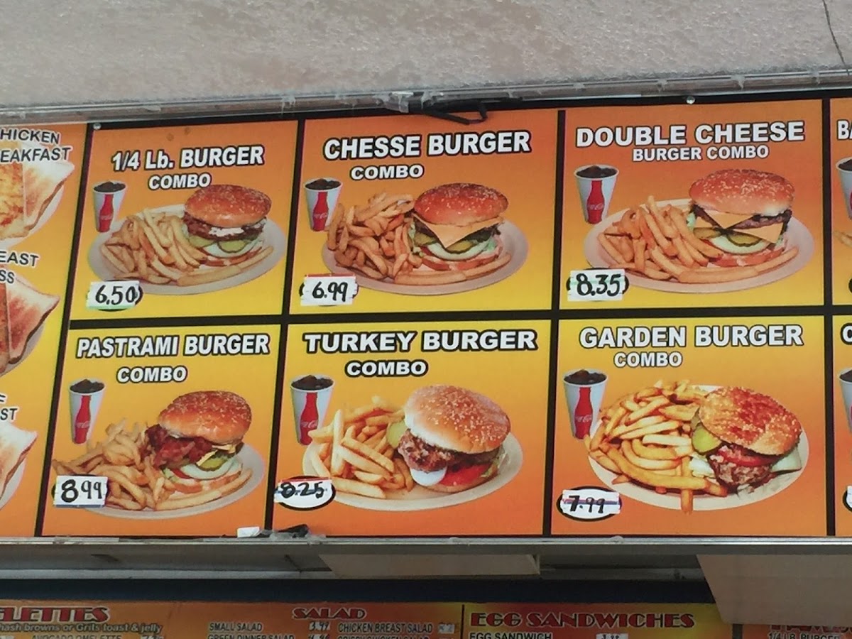 Menu Jim's Burgers #12-9